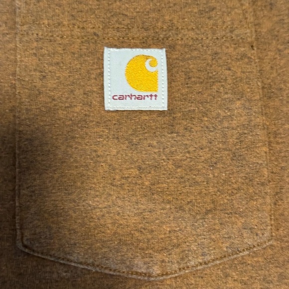 Carhartt Tan Logo Pocket Tee Size 2XL - Picture 2 of 4